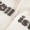 Chenille Logo Graphic Zip-Up Hoodie
