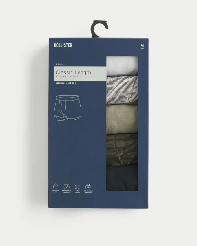 Classic Length Boxer Brief 5-Pack