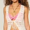 Crochet-Style Duster Cardigan
