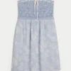 Crochet-Style Mix Strapless Mini Dress Crochet-Style Mix Strapless Mini Dress
