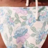 Crochet-Style Mixed High-Leg Cheeky Bikini Bottom