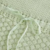 Crochet-Style Strapless Sweater Tube Top