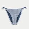 Crochet-Style Trim Double-Strap Cheeky Bikini Bottom