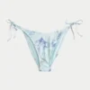 Crochet-Style Trim Side Tie Cheeky Bikini Bottom