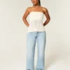 Curvy Low-Rise Distressed Baggy Jeans