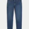 Dark Wash Athletic Skinny Jeans