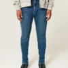 Dark Wash Athletic Skinny Jeans