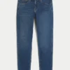 Dark Wash Athletic Skinny Jeans