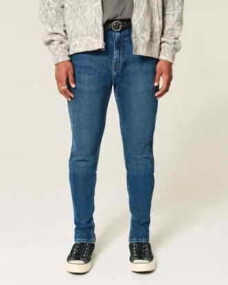 Dark Wash Athletic Skinny Jeans