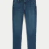 Dark Wash Athletic Skinny Jeans