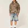 Dark Wash Baggy Denim Shorts Dark Wash Baggy Denim Shorts