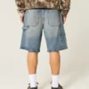 Dark Wash Baggy Denim Shorts Dark Wash Baggy Denim Shorts