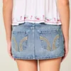 Denim Micro Mini Skort Denim Micro Mini Skort