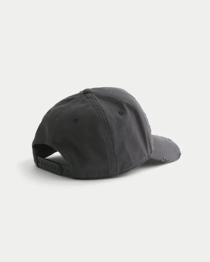 Distressed Applique Baseball Hat