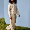 Doe Print Baggy Sweatpants