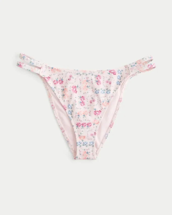 Double Strap Cheeky Bikini Bottom