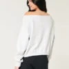 Easy Off-the-Shoulder Iowa Hawkeyes Graphic Sweatshirt