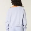 Easy Off-the-Shoulder NYC Graphic Sweatshirt Easy Off-the-Shoulder NYC Graphic Sweatshirt