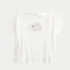 Easy Ribbon Tie-Back Heart Graphic Tee Easy Ribbon Tie-Back Heart Graphic Tee