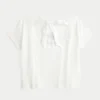 Easy Ribbon Tie-Back Heart Graphic Tee Easy Ribbon Tie-Back Heart Graphic Tee