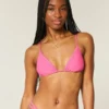 Embellished Triangle Bikini Top