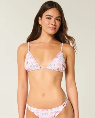 Embellished Triangle Bikini Top
