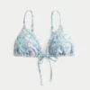 Embellished Triangle Bikini Top