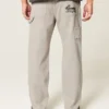 Embroidered Loose Painter Jeans