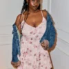 Embroidered Mini Dress