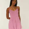 Embroidered Mini Dress