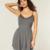 Embroidered Mini Dress
