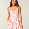 Embroidered Mini Dress