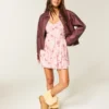 Embroidered Mini Dress