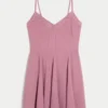 Embroidered Mini Dress