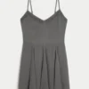 Embroidered Mini Dress