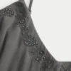 Embroidered Mini Dress