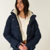 Faux Fur-Lined All-Weather Puffer Jacket