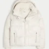 Faux Fur-Lined All-Weather Puffer Jacket