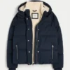 Faux Fur-Lined All-Weather Puffer Jacket