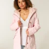 Faux Fur-Lined Parka Faux Fur-Lined Parka