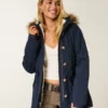 Faux Fur-Lined Parka Faux Fur-Lined Parka