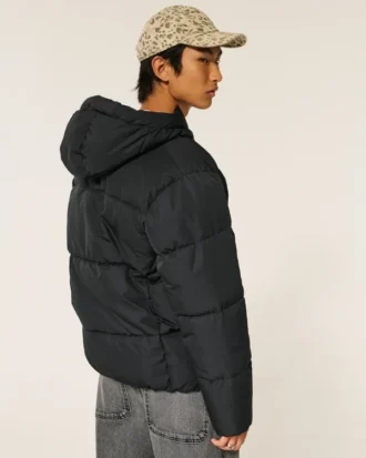 Faux Fur-Lined Puffer Jacket