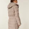 Faux Fur-Lined Puffer Parka