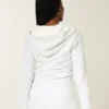 Faux Fur-Lined Zip-Up Hoodie Faux Fur-Lined Zip-Up Hoodie