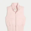 Faux Fur Trim Hooded Y2K Vest
