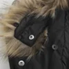 Faux Fur Trim Hooded Y2K Vest