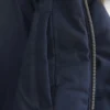 Faux Fur Trim Puffer Bomber Jacket