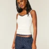 Flannel Ruffle Shorts