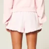 Flannel Ruffle Shorts