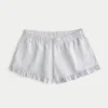 Flannel Ruffle Shorts